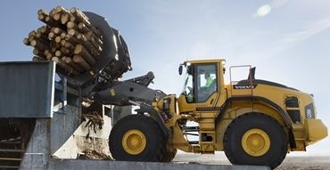 volvo show attachment wheel loader grapples 23241200