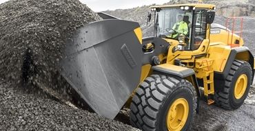 volvo show attachment wheel loader loader buckets 23241200